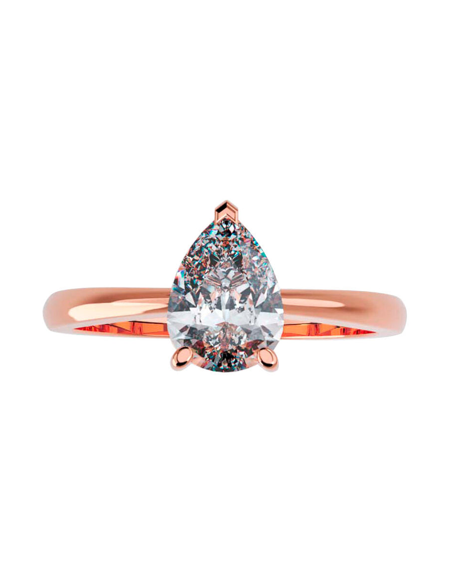 ANILLO DE ORO CON CIRCONIA