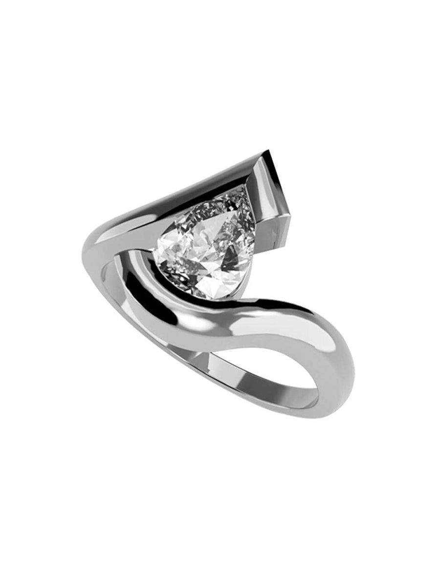 ANILLO DE ORO CON CIRCONIA