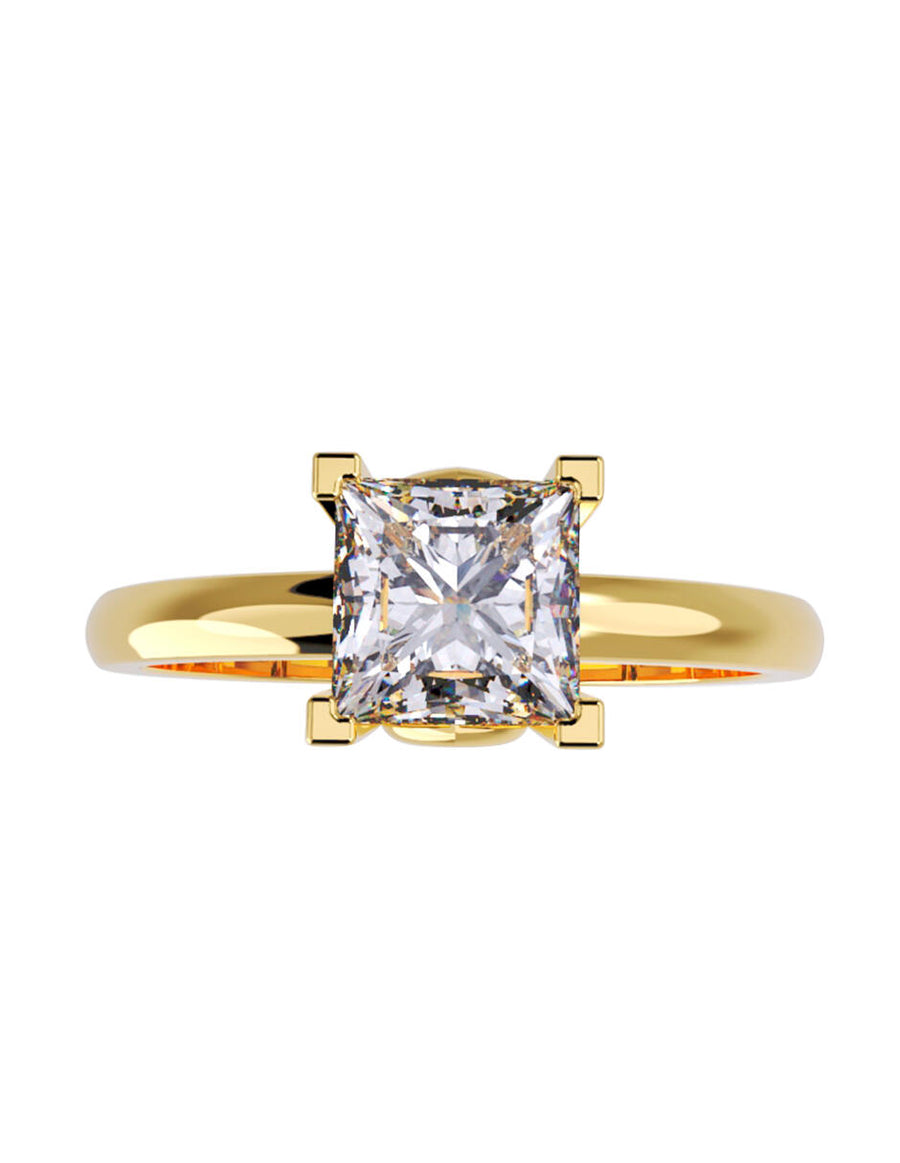 ANILLO DE ORO CON CIRCONIA