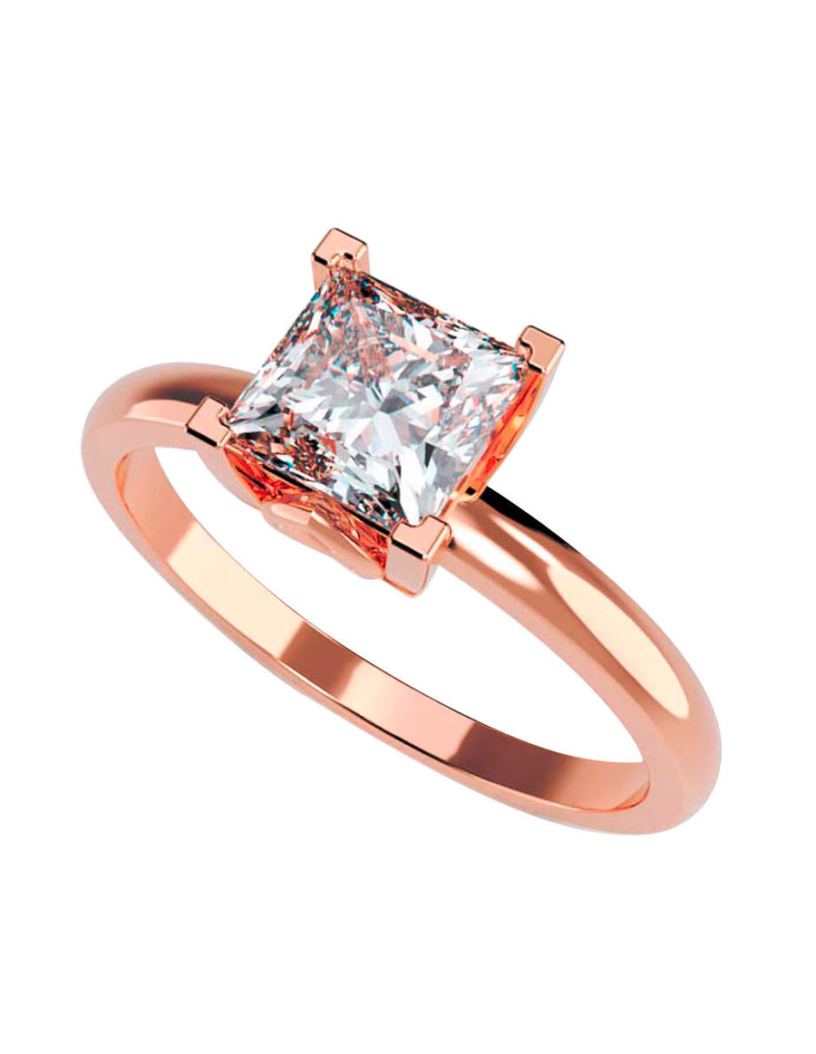 ANILLO DE ORO CON CIRCONIA