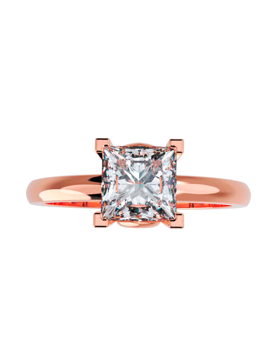ANILLO DE ORO CON CIRCONIA