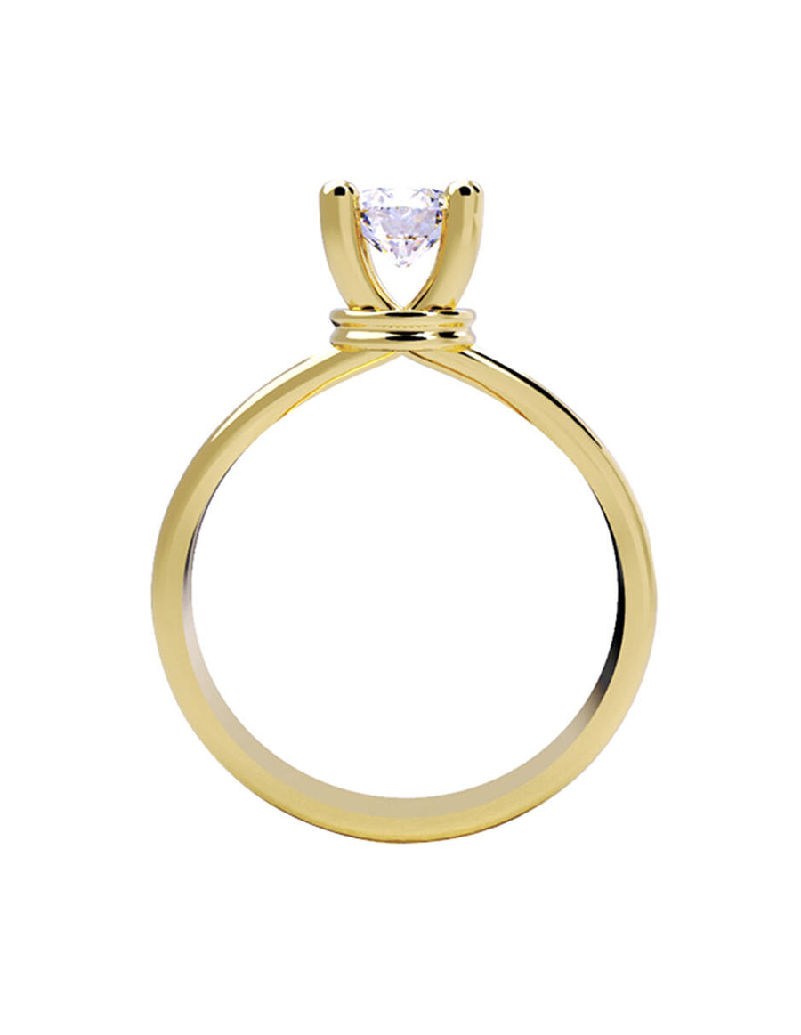 ANILLO DE ORO CON CIRCONIA