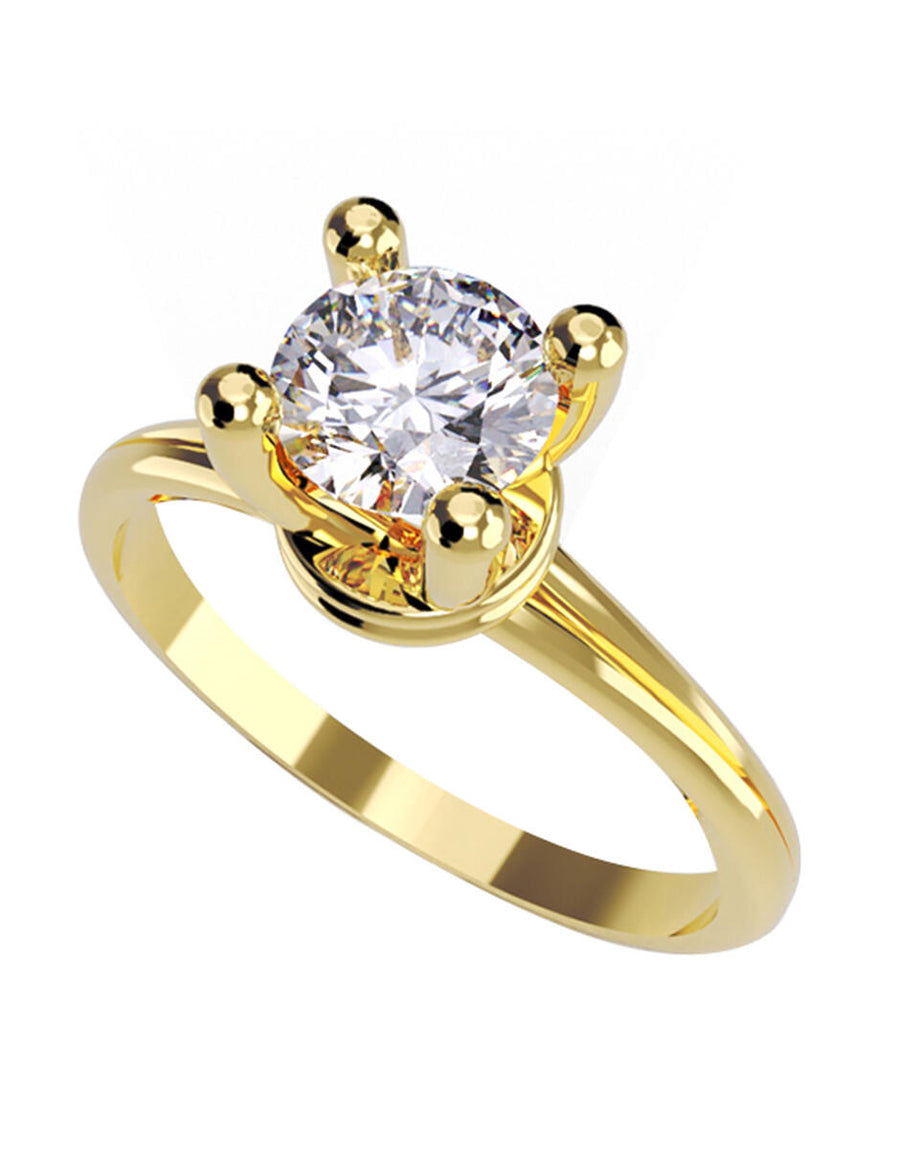 ANILLO DE ORO CON CIRCONIA