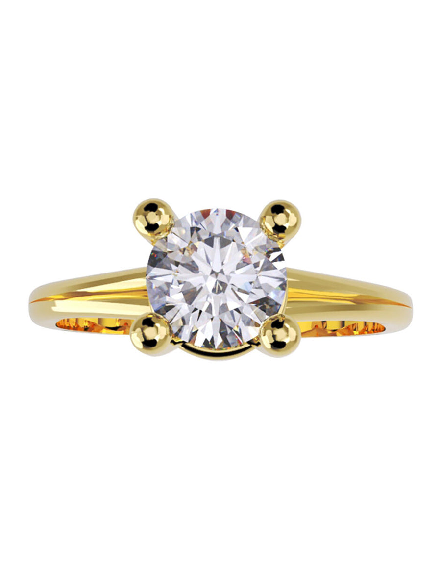 ANILLO DE ORO CON CIRCONIA