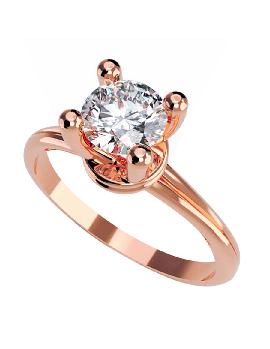 ANILLO DE ORO CON CIRCONIA