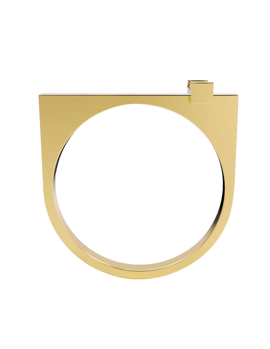 ANILLO DE ORO CON CIRCONIA