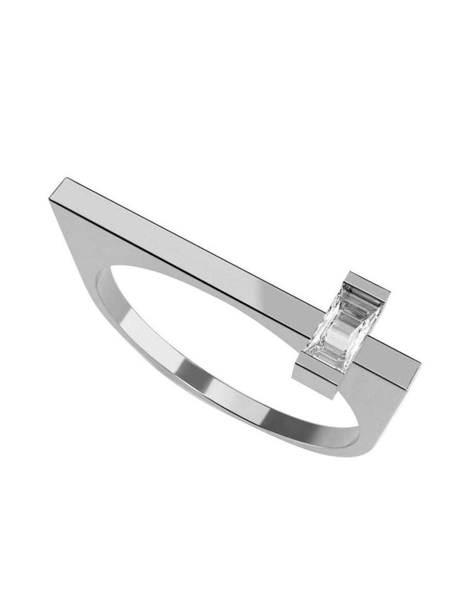 ANILLO DE ORO CON CIRCONIA