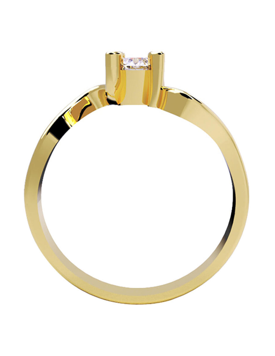 ANILLO DE ORO CON CIRCONIA