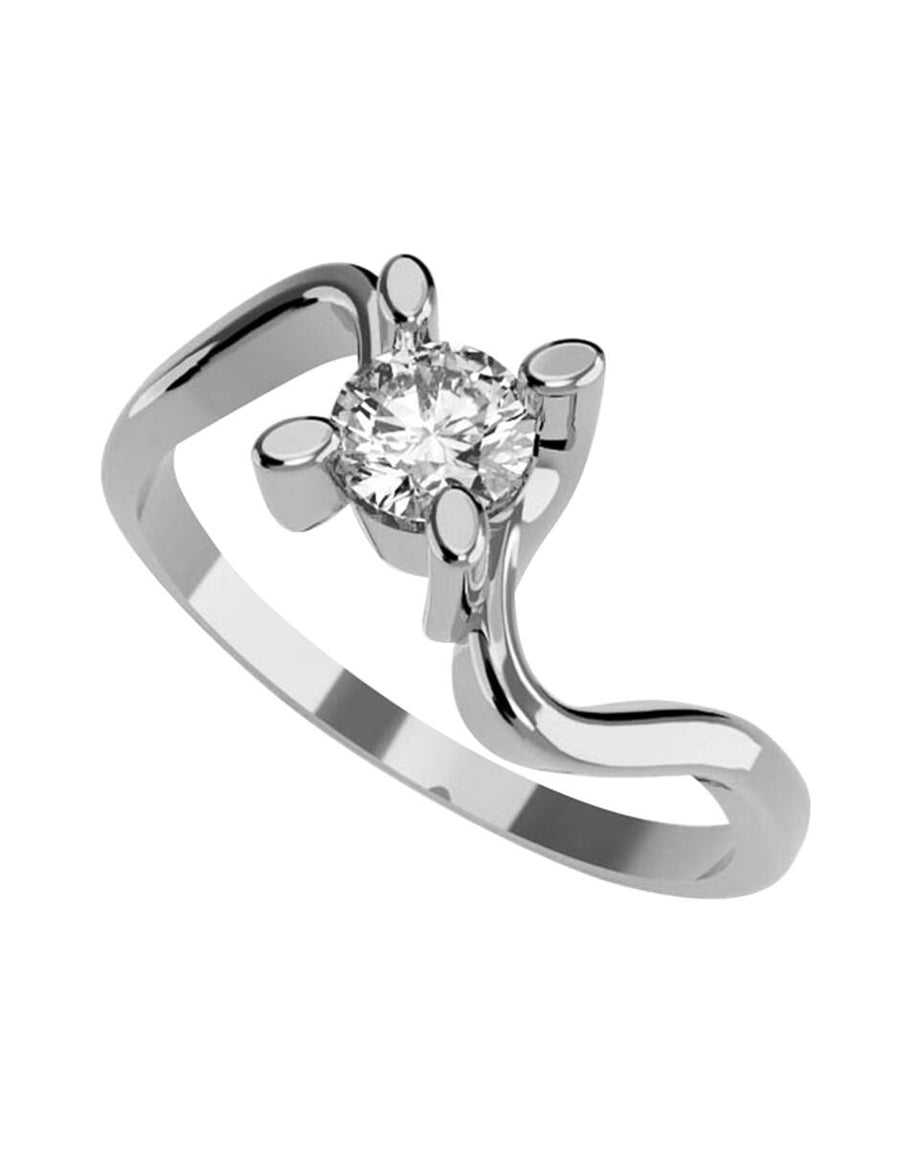 ANILLO DE ORO CON CIRCONIA