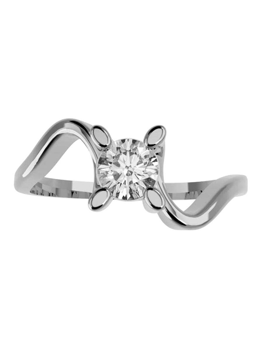 ANILLO DE ORO CON CIRCONIA