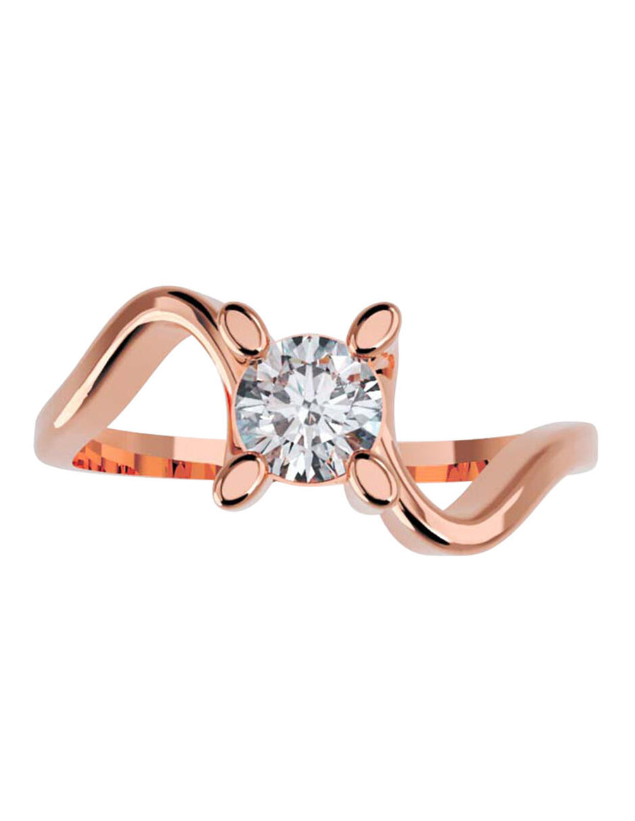 ANILLO DE ORO CON CIRCONIA