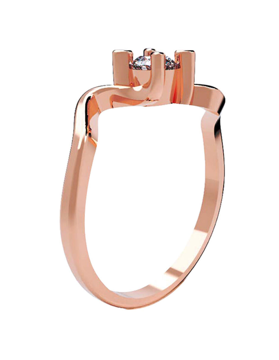 ANILLO DE ORO CON CIRCONIA