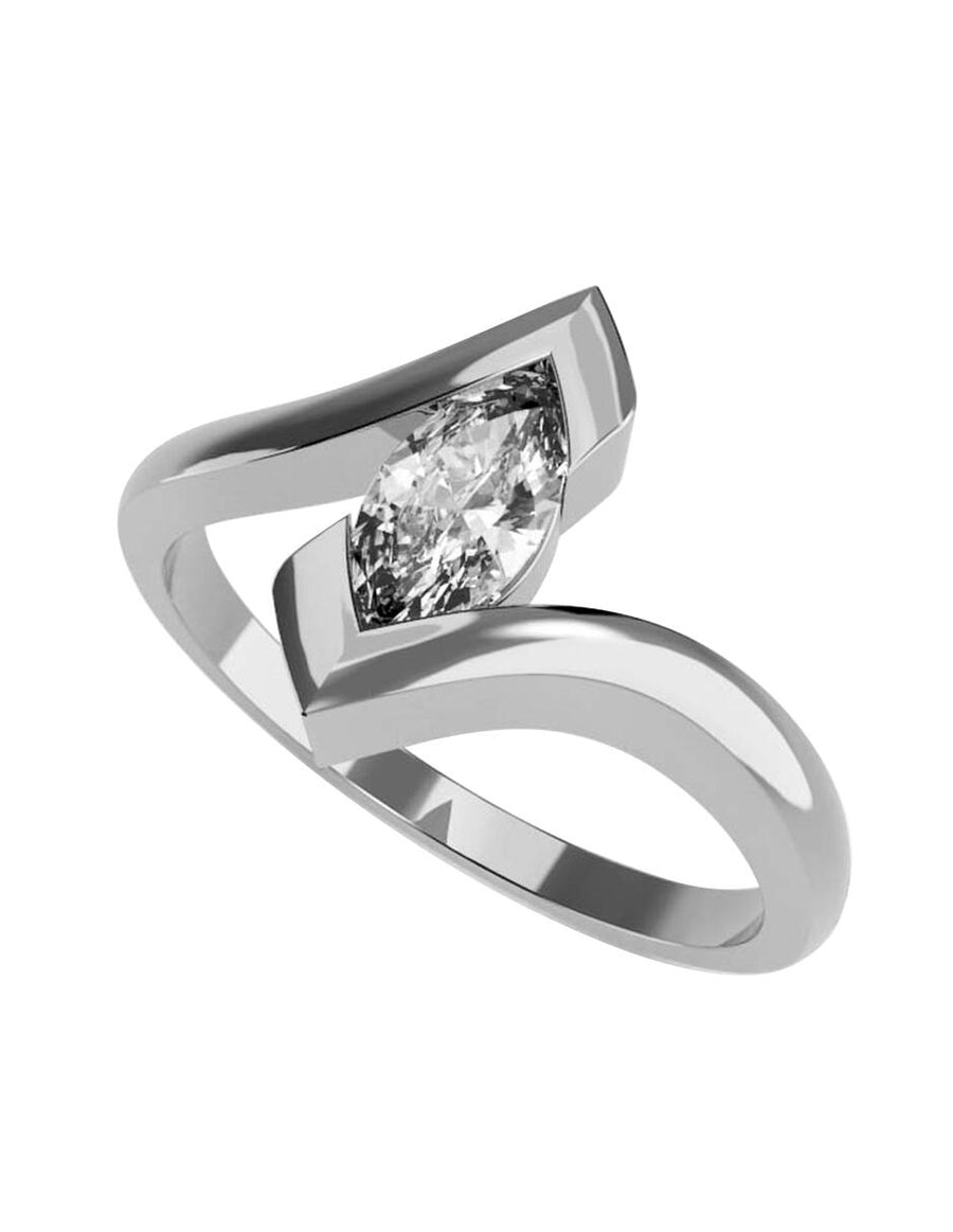 ANILLO DE ORO CON CIRCONIA