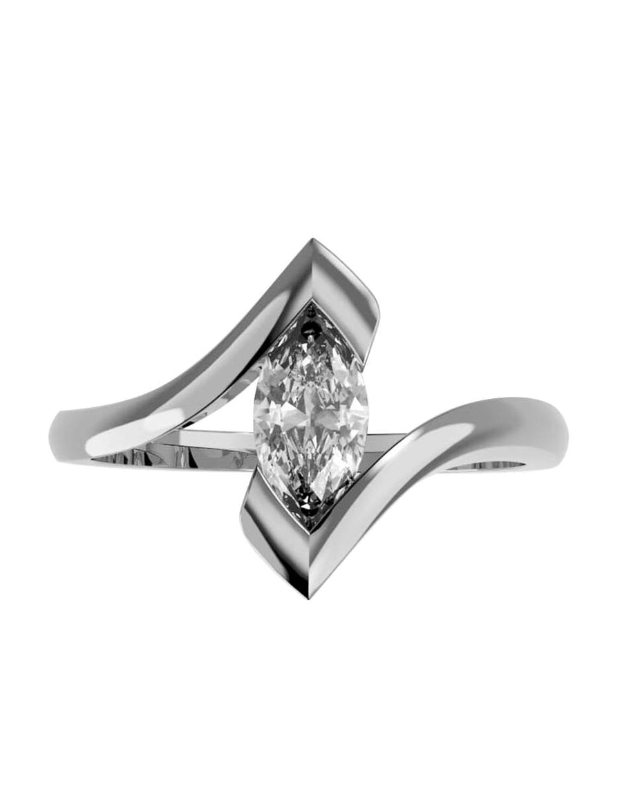 ANILLO DE ORO CON CIRCONIA