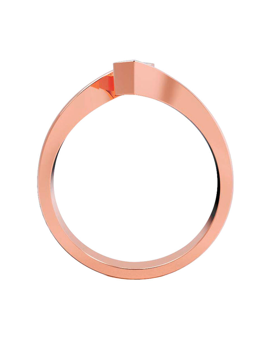 ANILLO DE ORO CON CIRCONIA