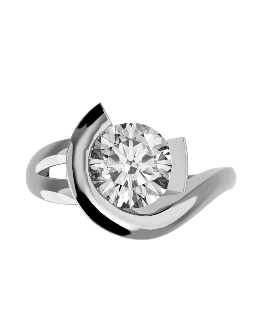 ANILLO DE ORO CON CIRCONIA