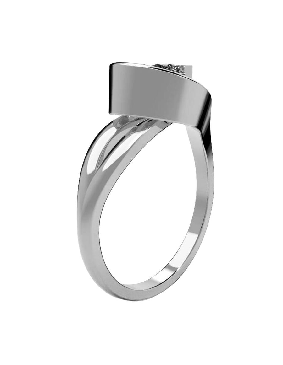 ANILLO DE ORO CON CIRCONIA