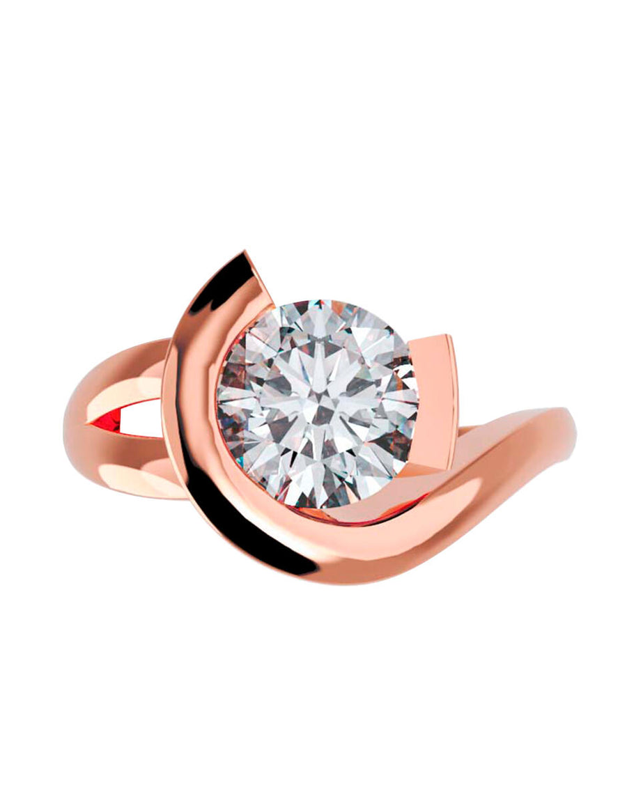 ANILLO DE ORO CON CIRCONIA