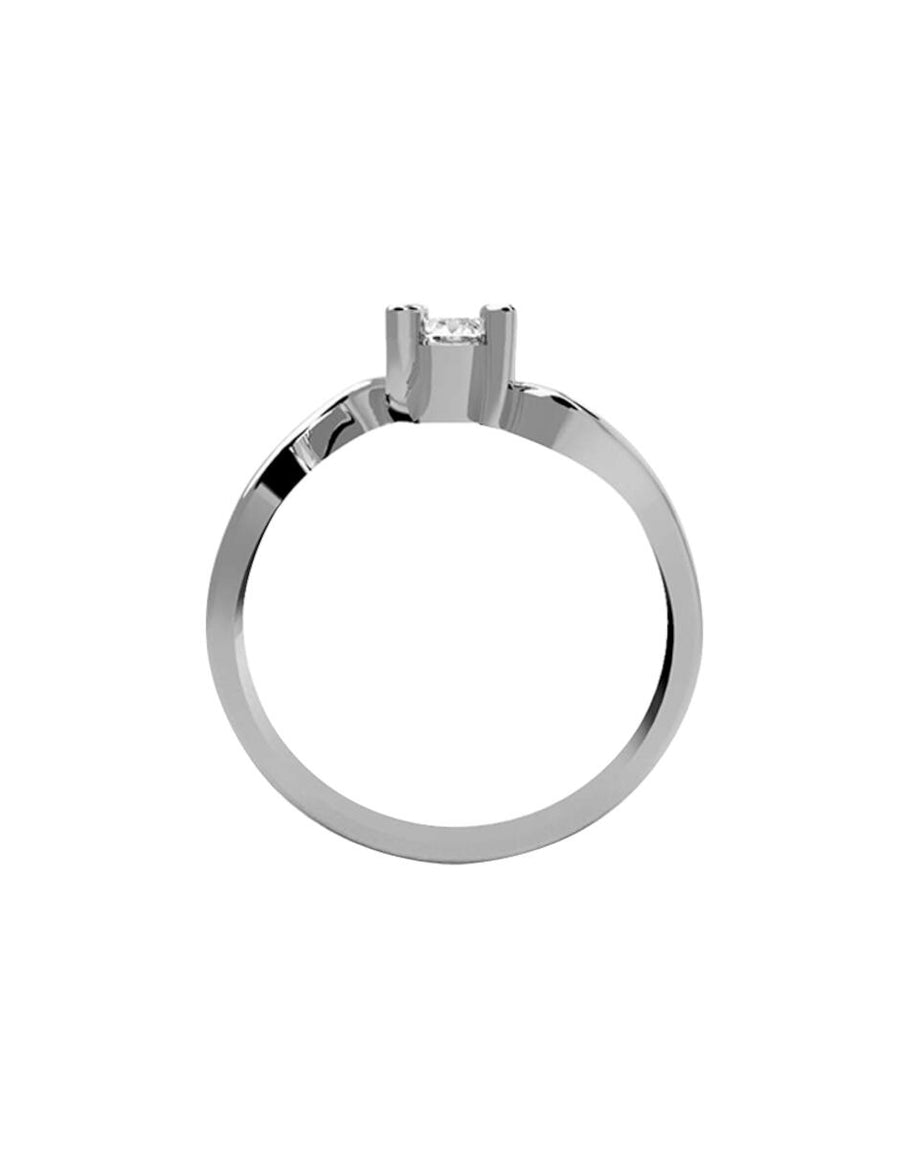 ANILLO DE ORO CON CIRCONIA