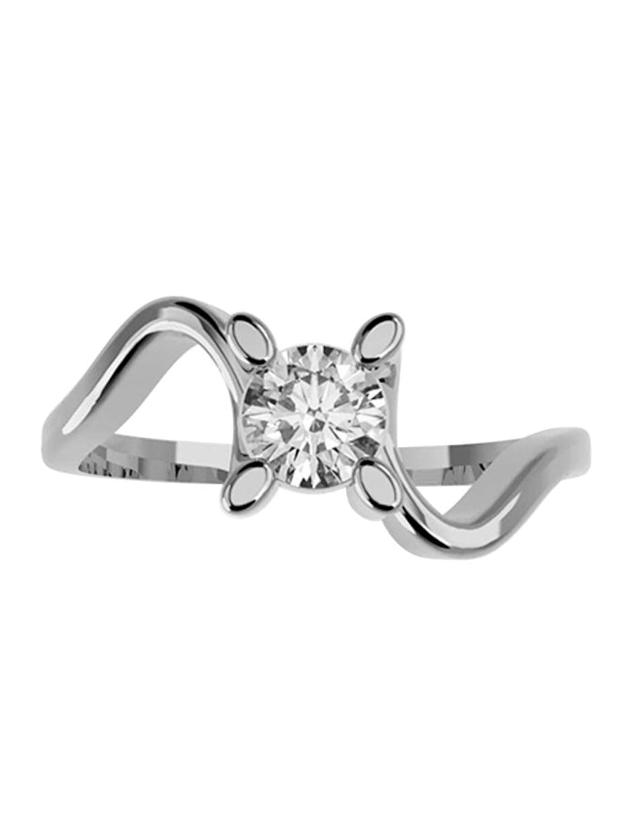 ANILLO DE ORO CON CIRCONIA