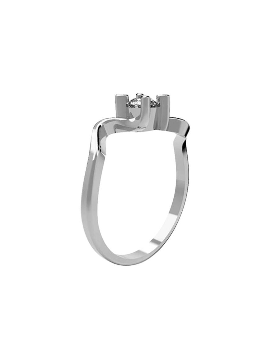 ANILLO DE ORO CON CIRCONIA