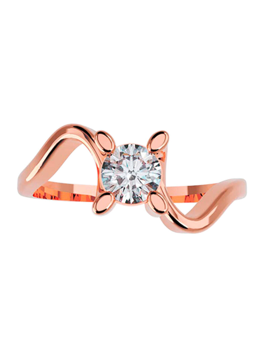 ANILLO DE ORO CON CIRCONIA
