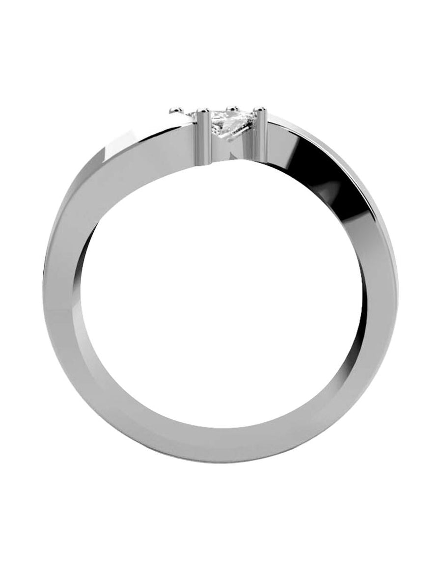 ANILLO DE ORO CON CIRCONIA