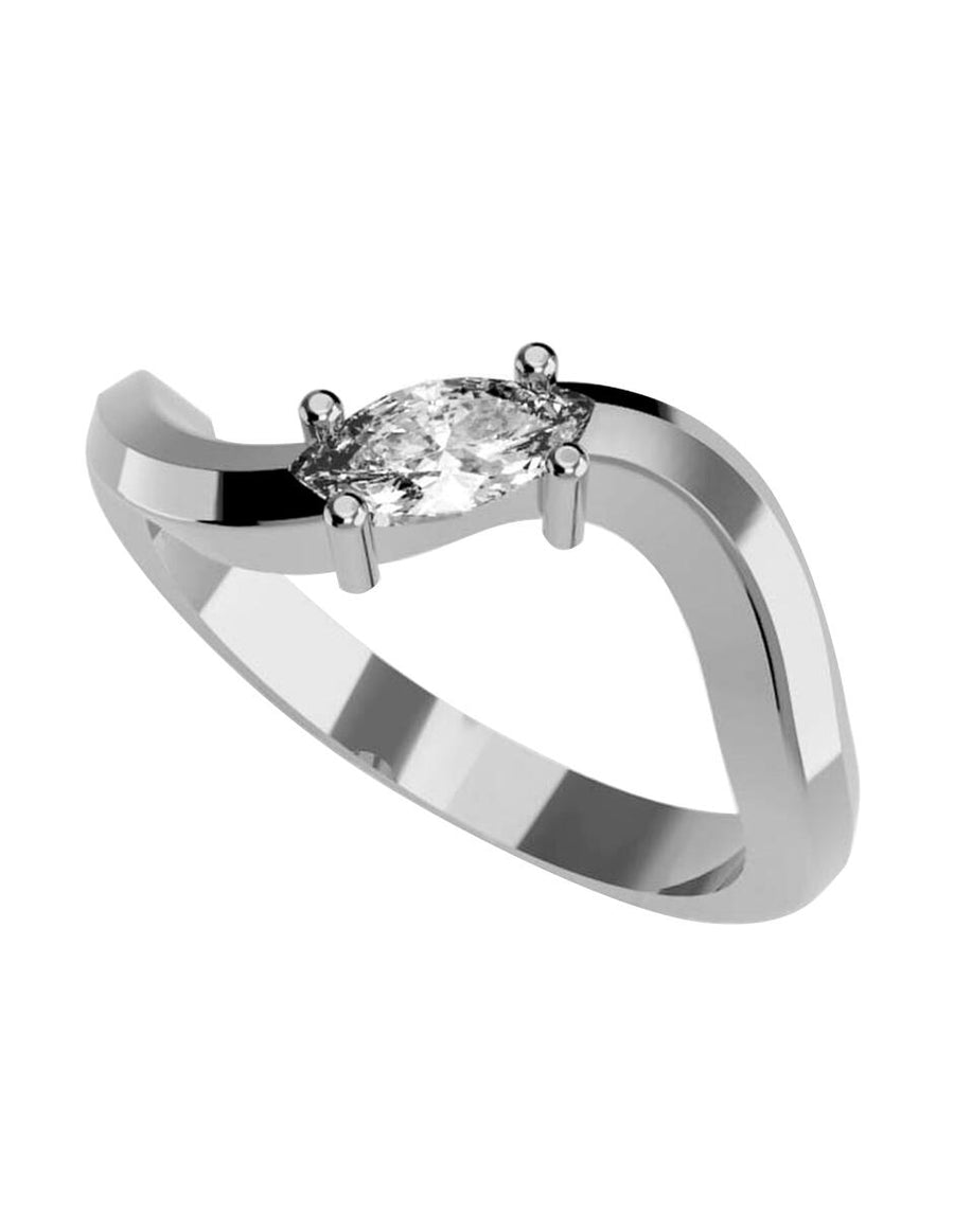 ANILLO DE ORO CON CIRCONIA