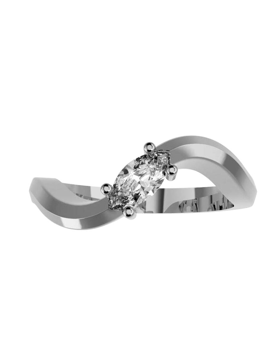 ANILLO DE ORO CON CIRCONIA