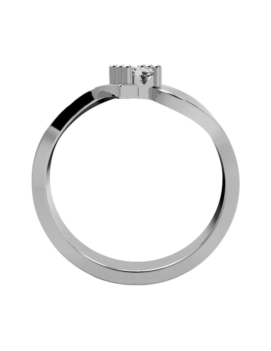 ANILLO DE ORO CON CIRCONIA