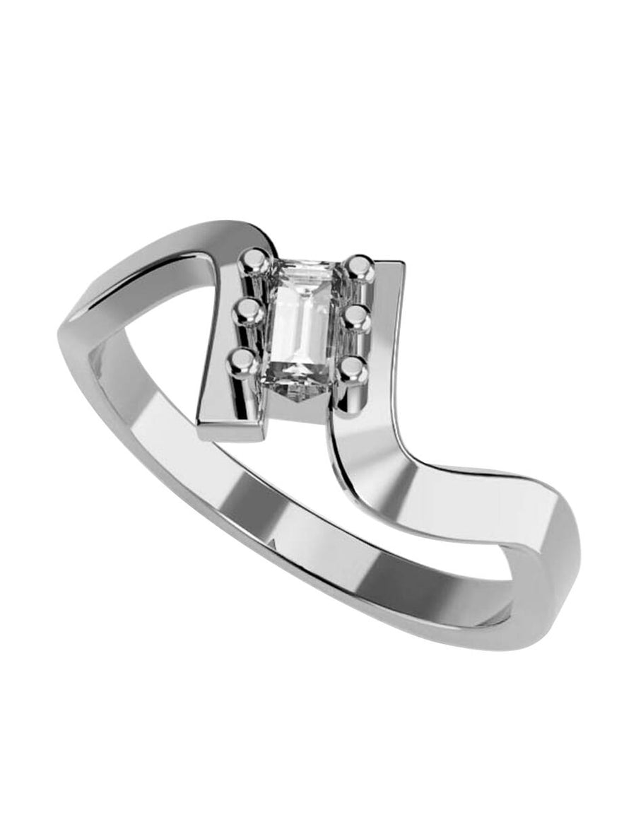 ANILLO DE ORO CON CIRCONIA