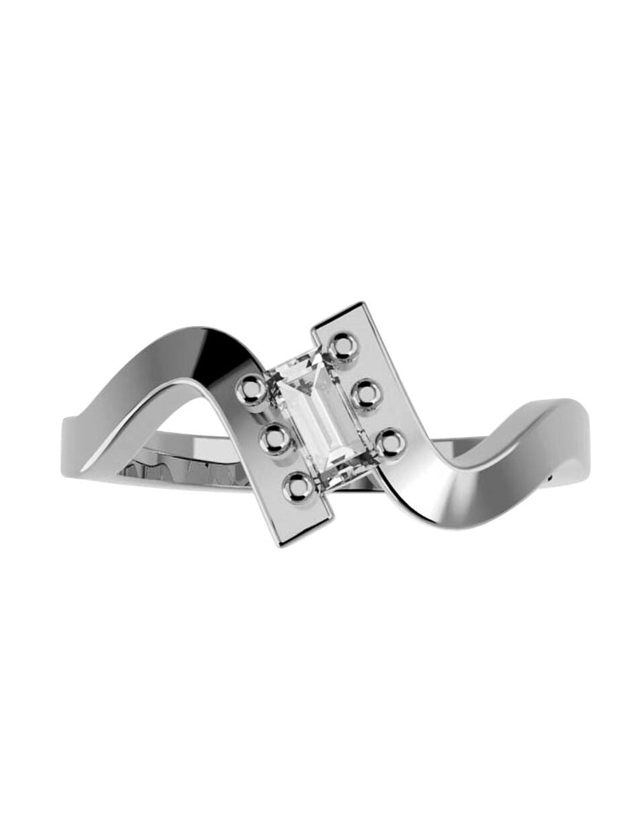 ANILLO DE ORO CON CIRCONIA