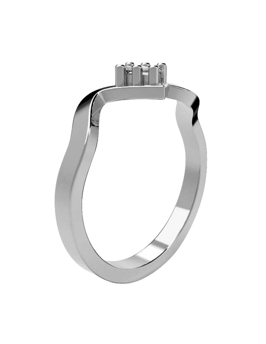ANILLO DE ORO CON CIRCONIA