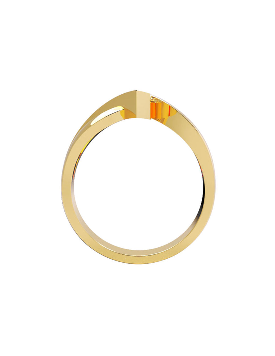 ANILLO DE ORO CON CIRCONIA