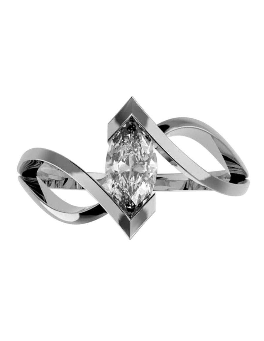 ANILLO DE ORO CON CIRCONIA