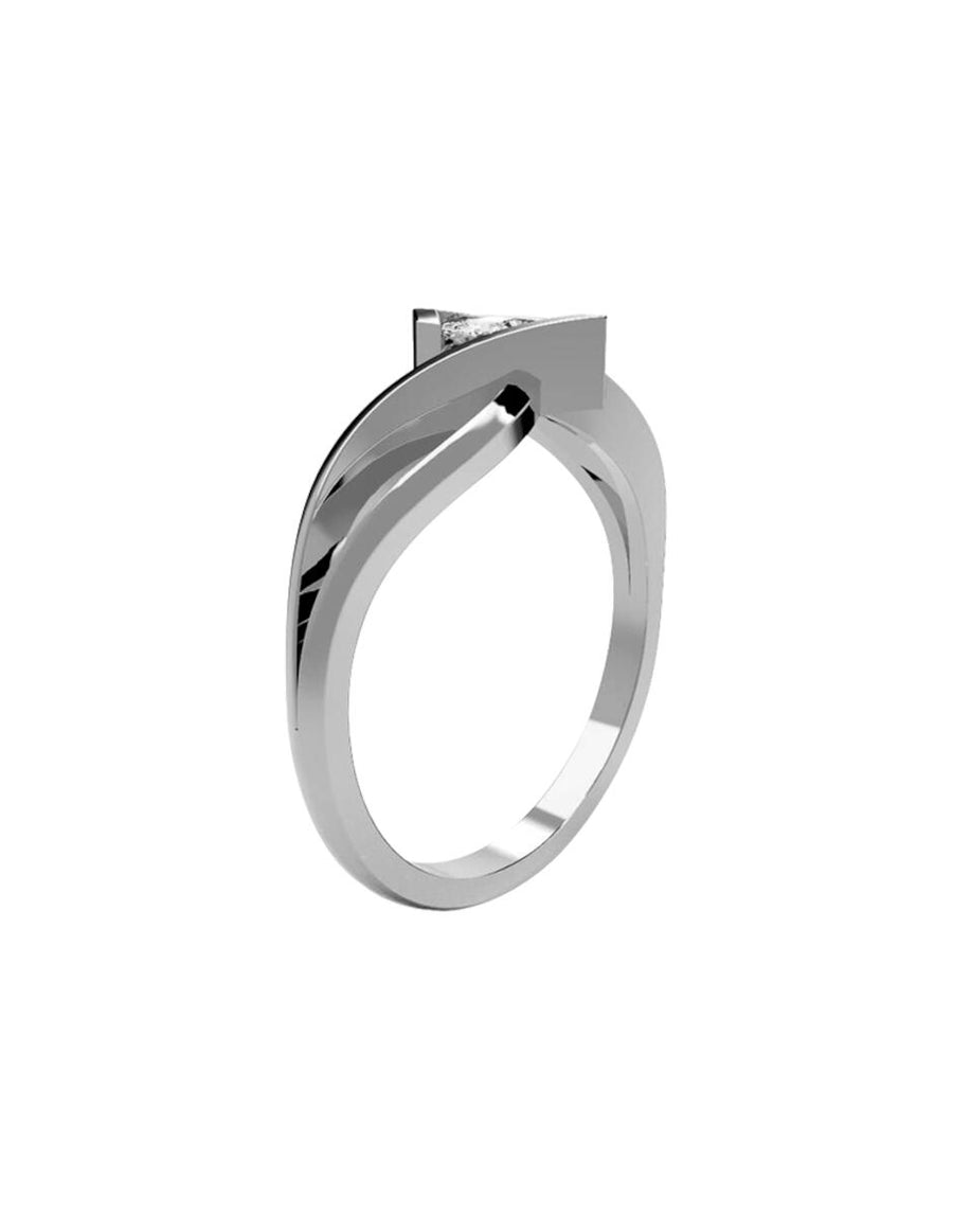 ANILLO DE ORO CON CIRCONIA