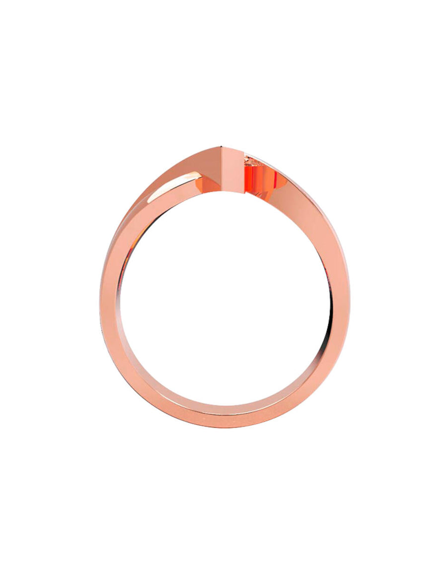 ANILLO DE ORO CON CIRCONIA