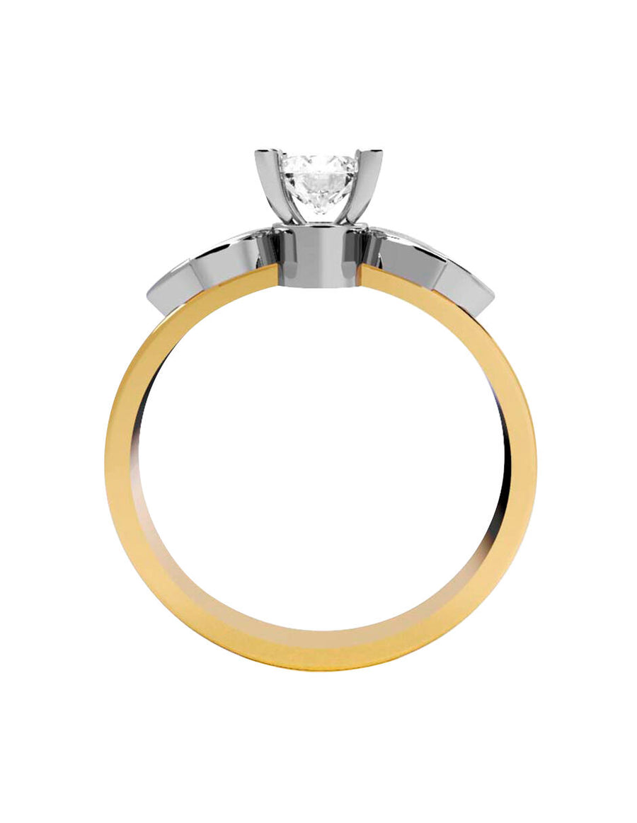 ANILLO DE ORO CON CIRCONIA