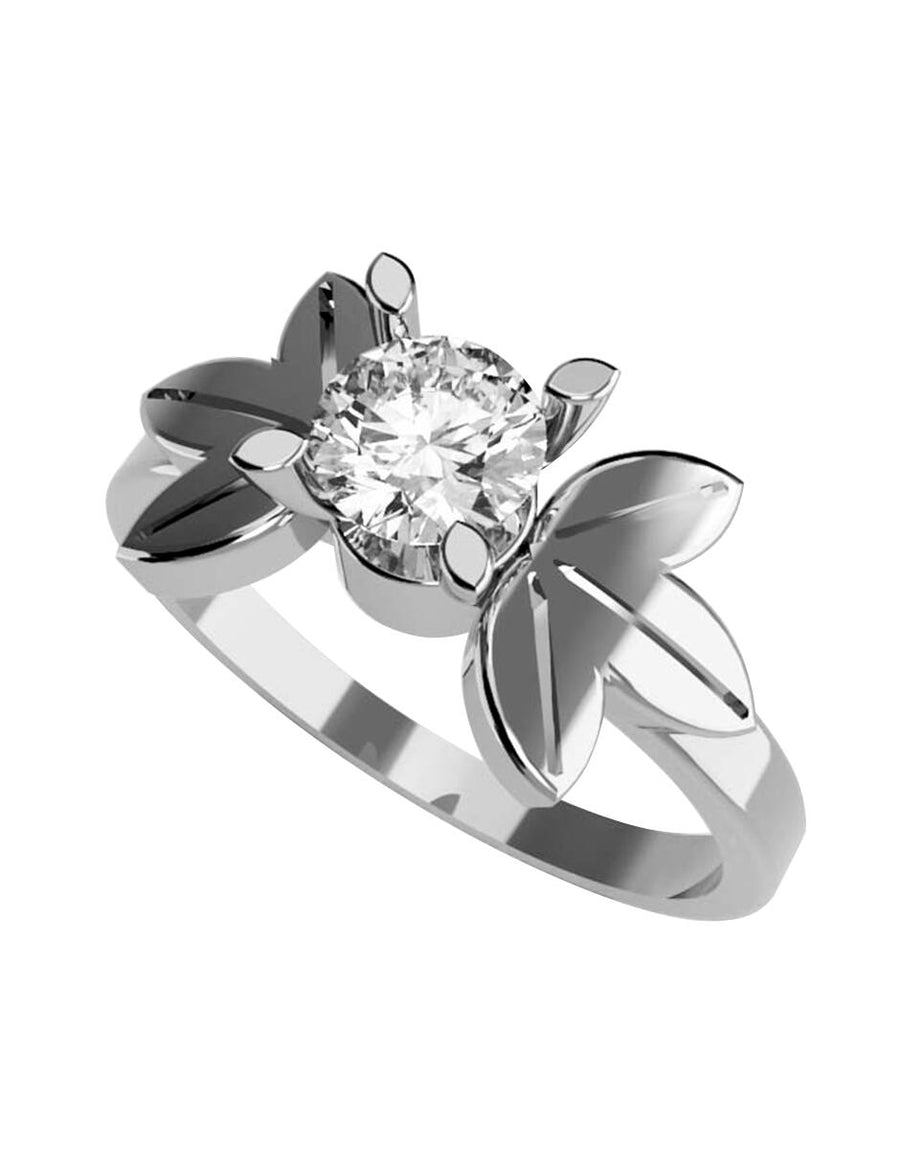 ANILLO DE ORO CON CIRCONIA