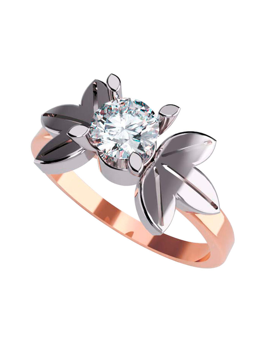 ANILLO DE ORO CON CIRCONIA