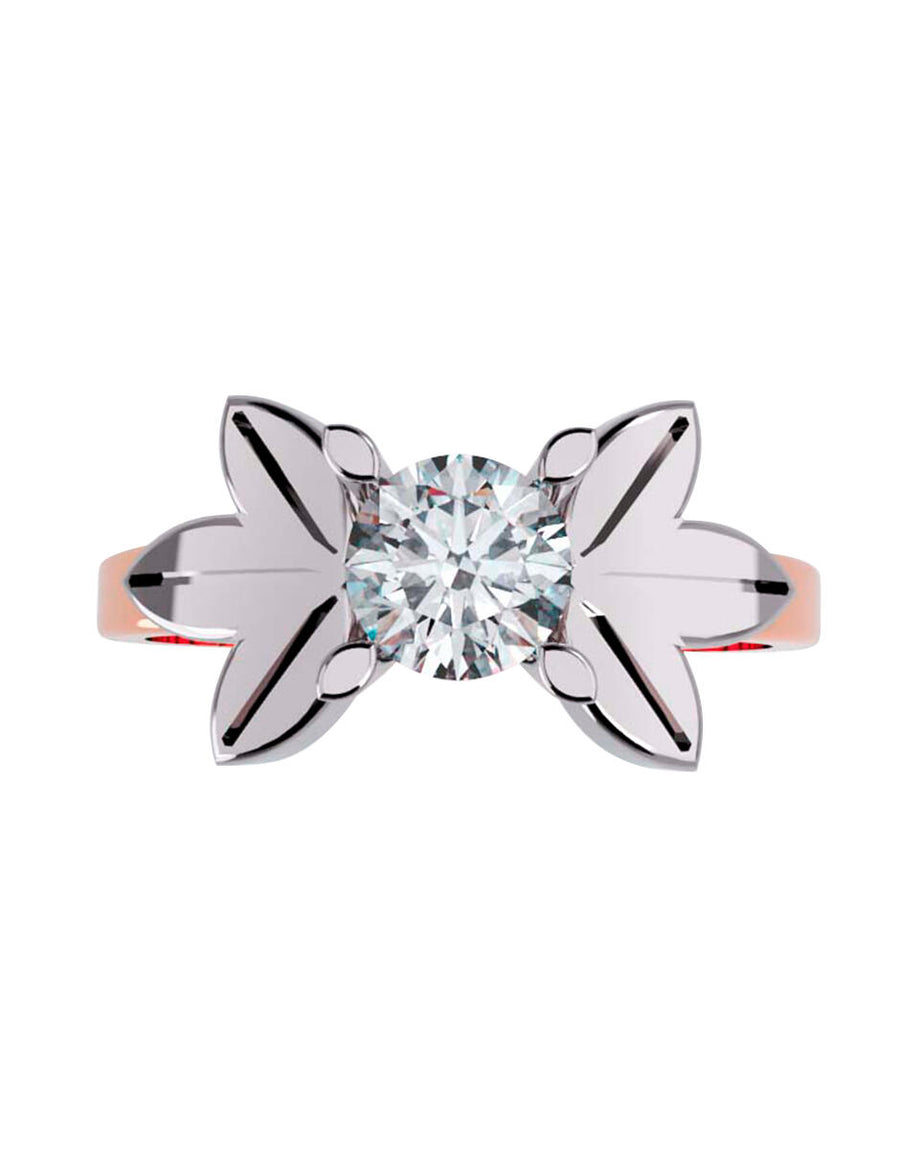 ANILLO DE ORO CON CIRCONIA