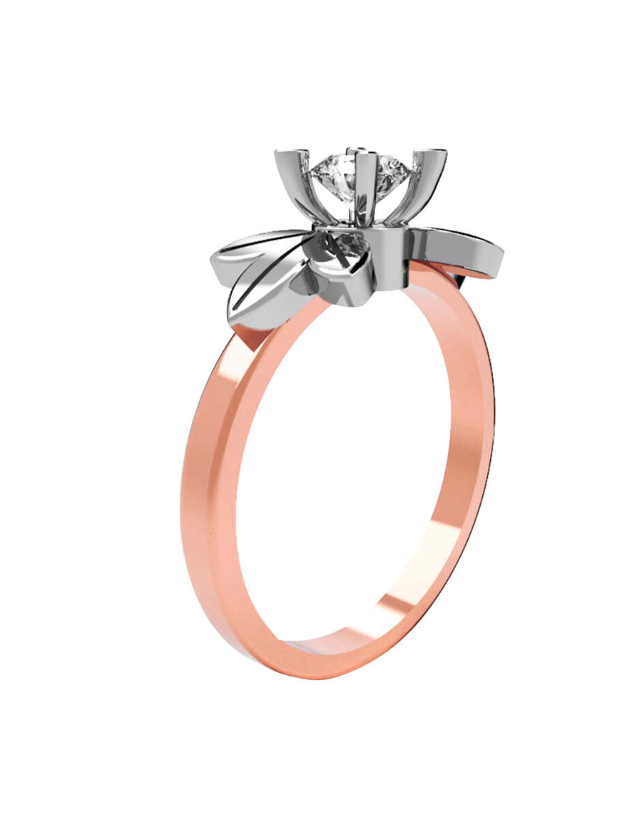 ANILLO DE ORO CON CIRCONIA