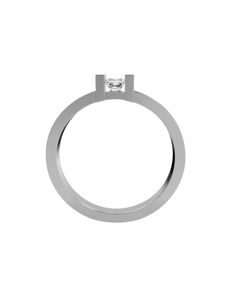 ANILLO DE ORO CON CIRCONIA