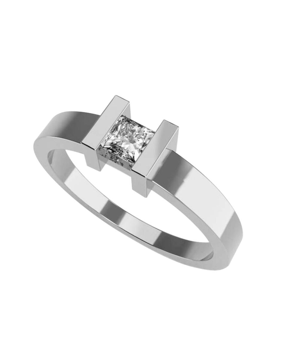 ANILLO DE ORO CON CIRCONIA