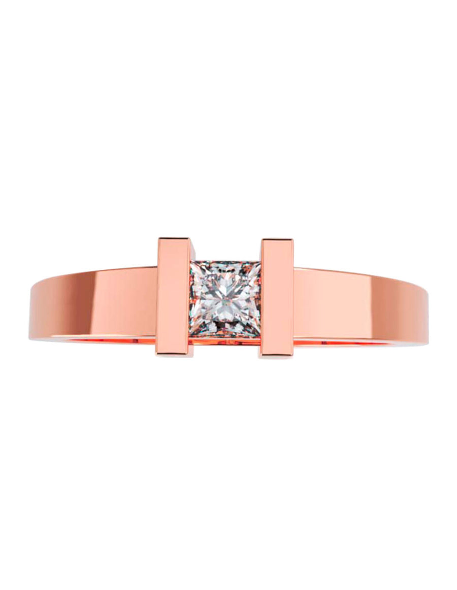 ANILLO DE ORO CON CIRCONIA