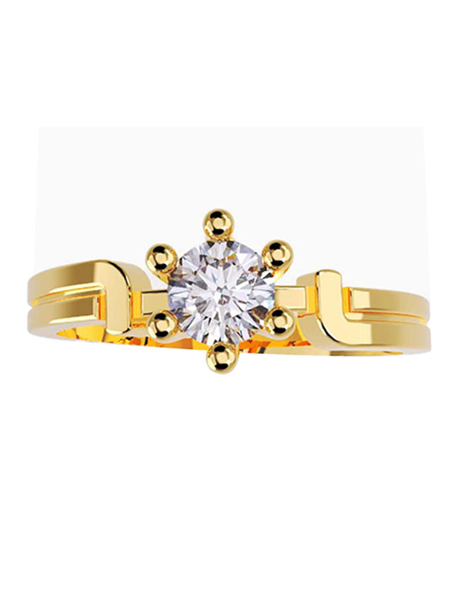 ANILLO DE ORO CON CIRCONIA