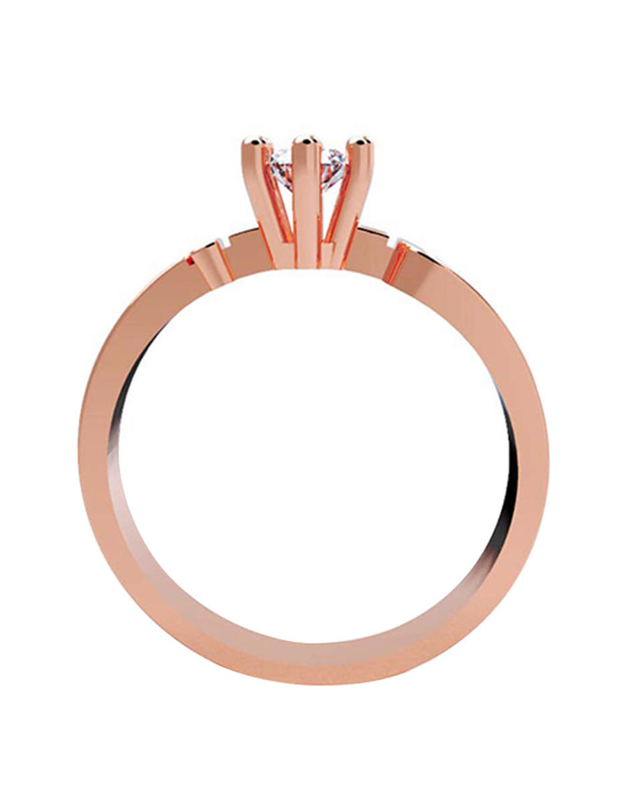ANILLO DE ORO CON CIRCONIA