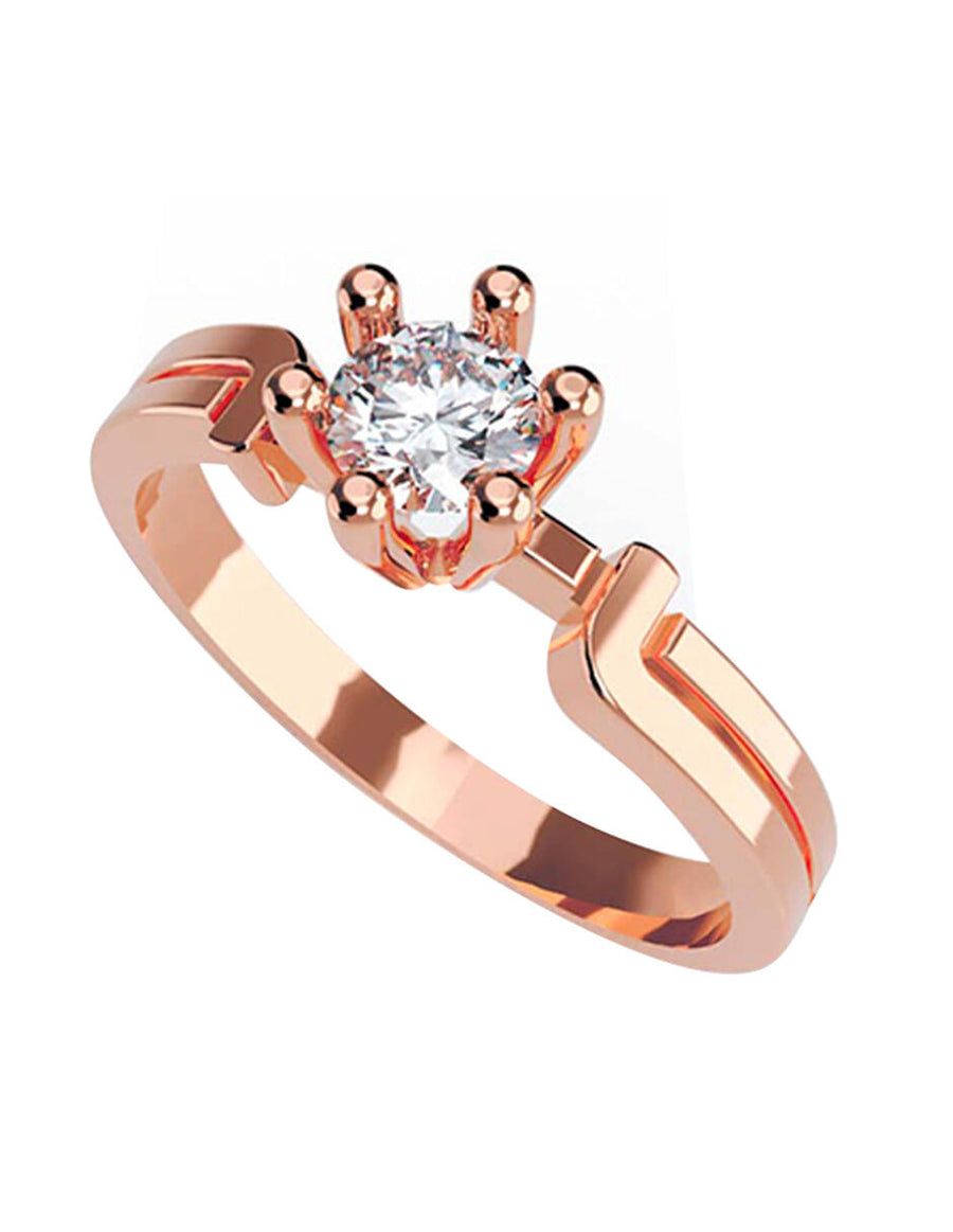 ANILLO DE ORO CON CIRCONIA