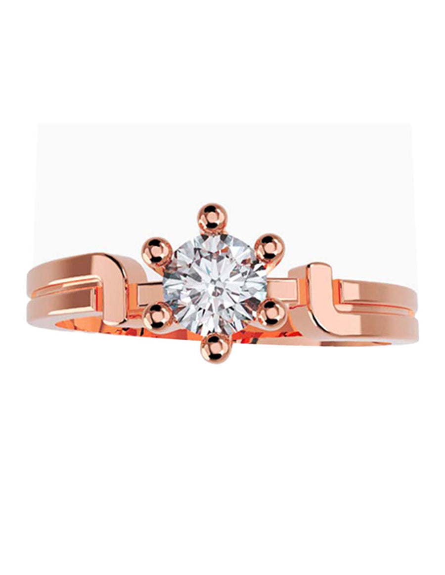 ANILLO DE ORO CON CIRCONIA