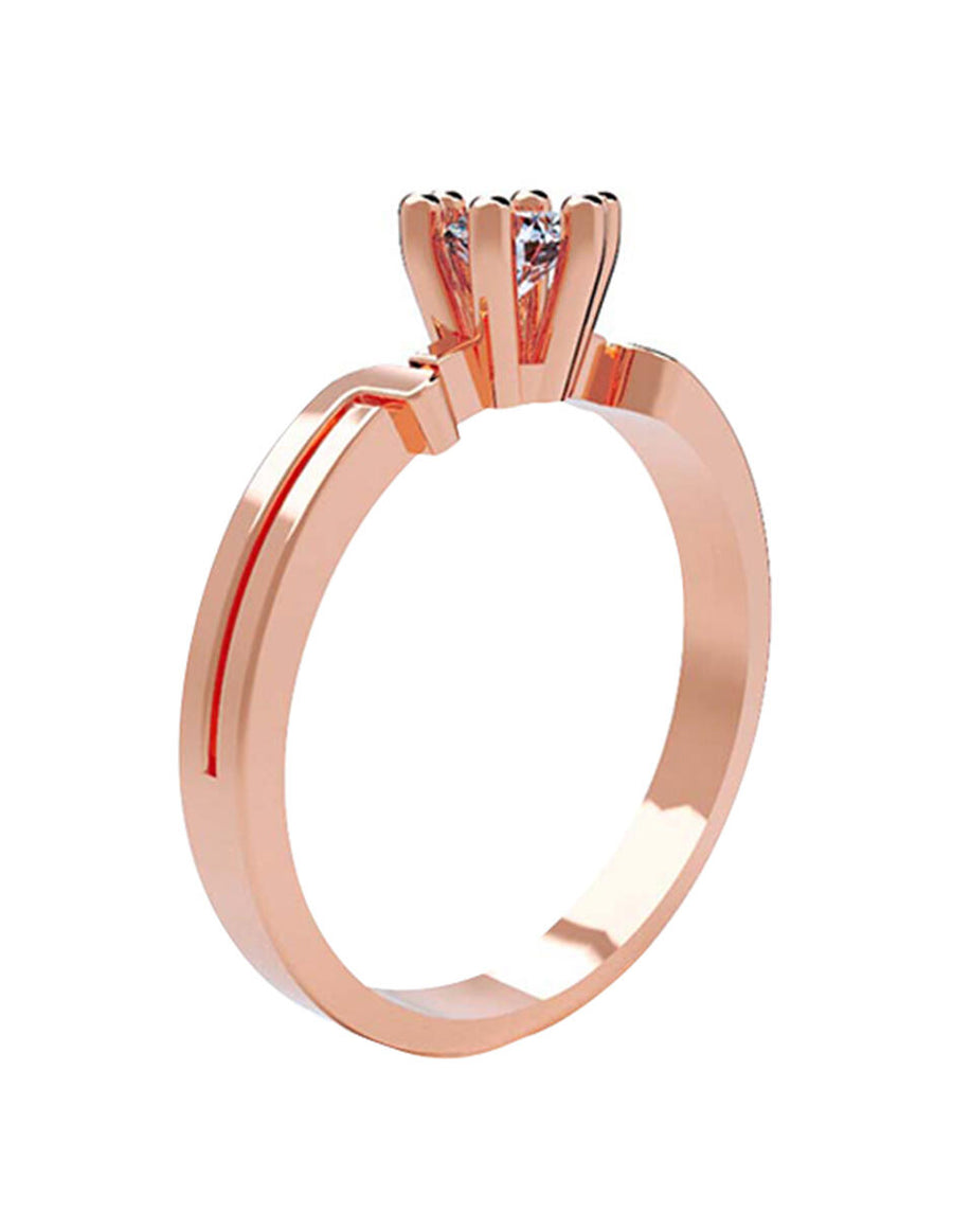 ANILLO DE ORO CON CIRCONIA
